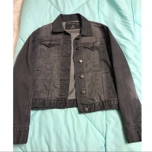 Gray denim jacket